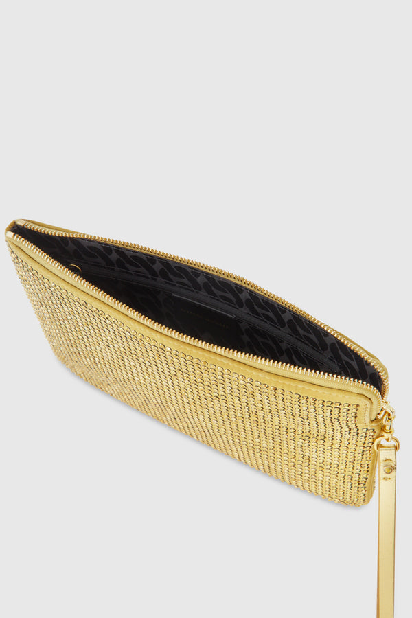 Rebecca Minkoff Crystal Studded Wristlet