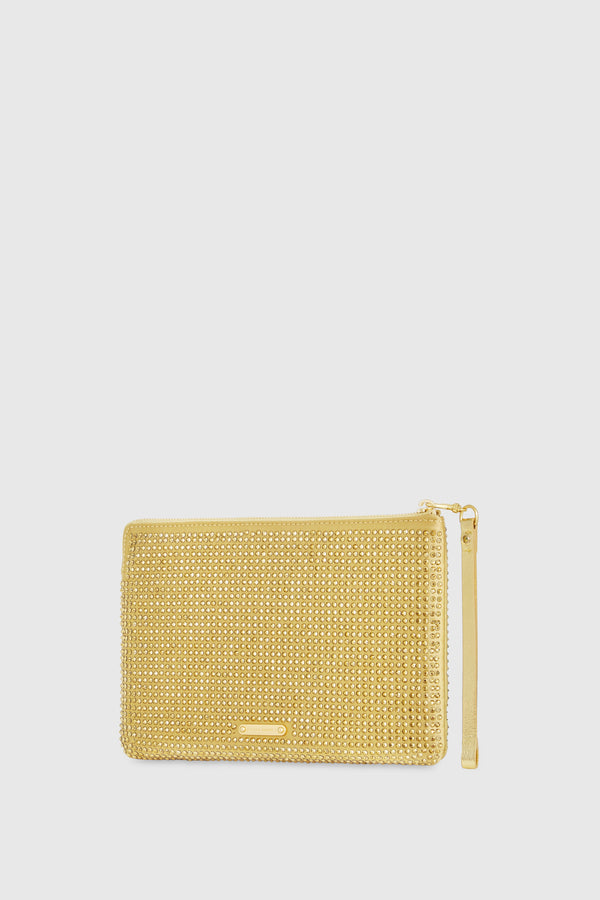 Rebecca Minkoff Crystal Studded Wristlet