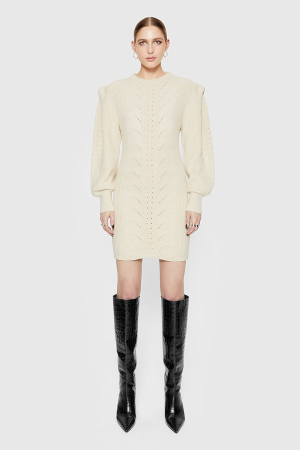 rebecca minkoff Daisy Cable Mini Sweater Dress