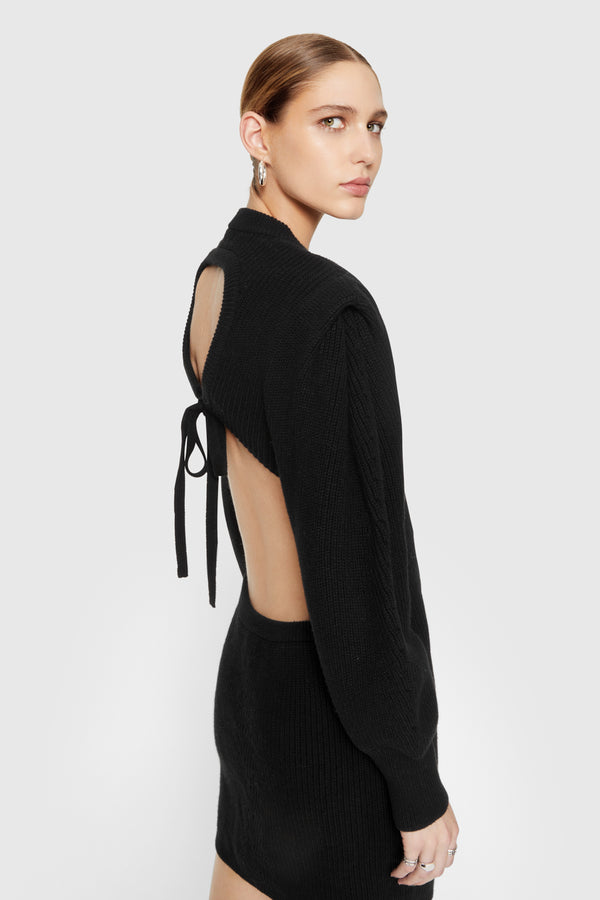 Rebecca Minkoff Daisy Cable Mini Sweater Dress