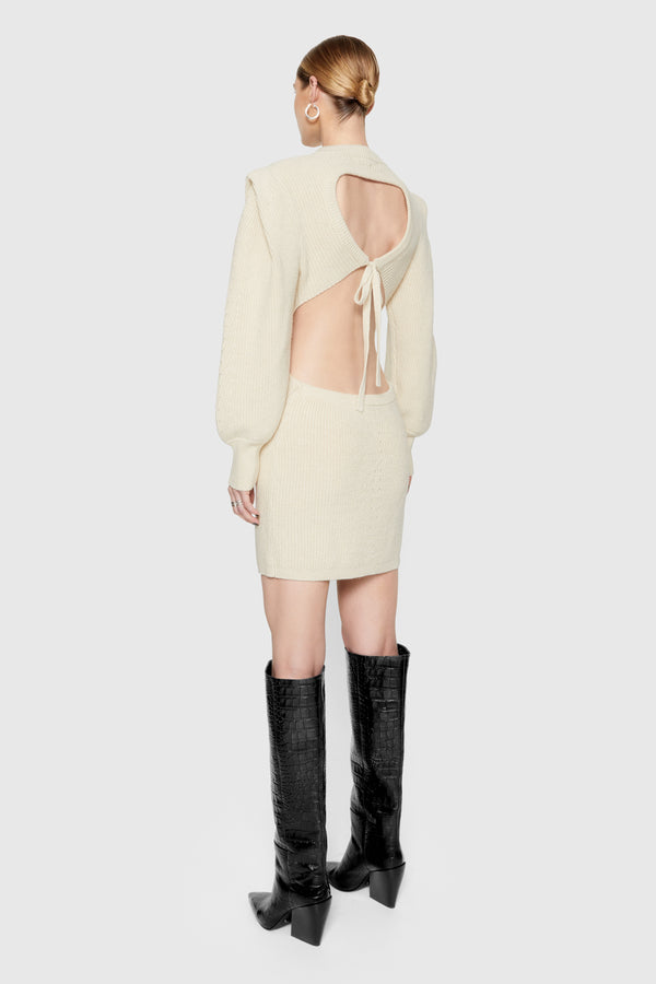 Rebecca Minkoff Daisy Cable Mini Sweater Dress