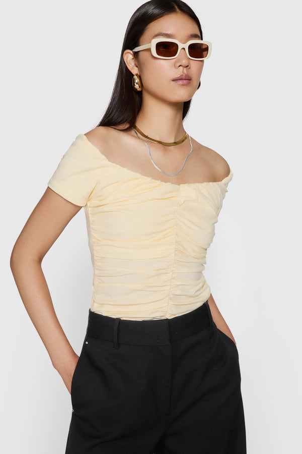 Rebecca Minkoff Devin Off Shoulder Top
