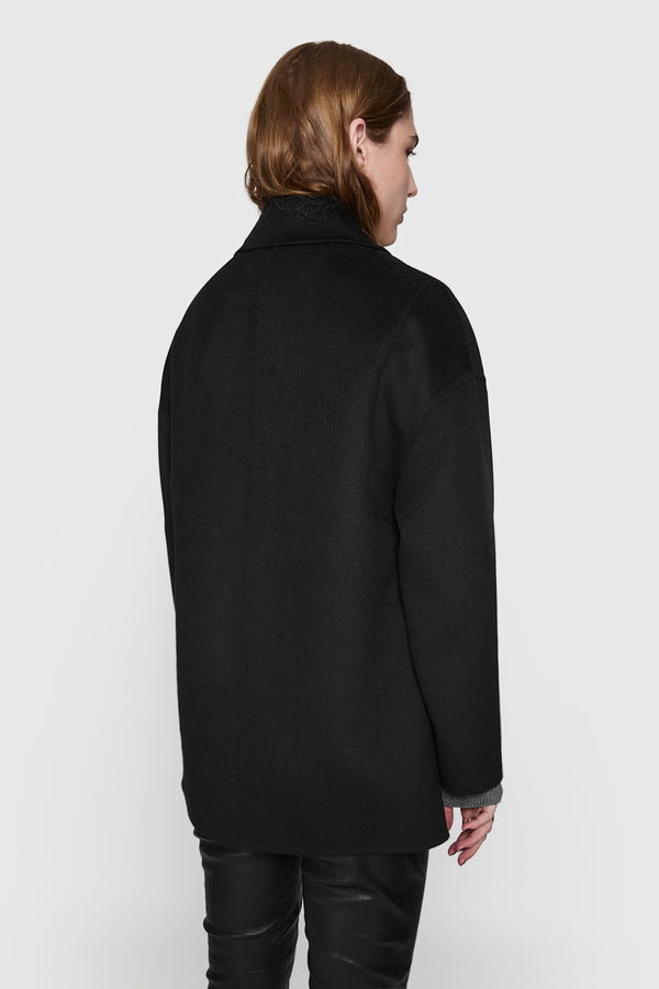 Rebecca Minkoff Double Face Wool Peacoat