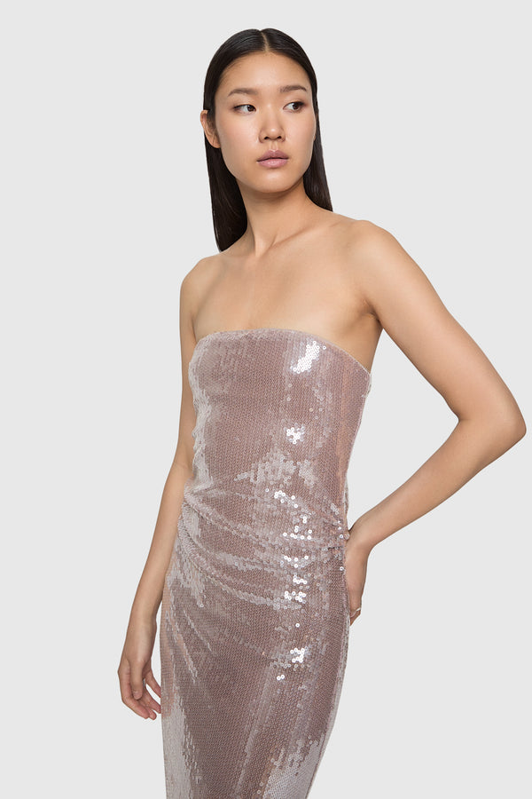 Rebecca Minkoff Emmy Tube Sequin Dress