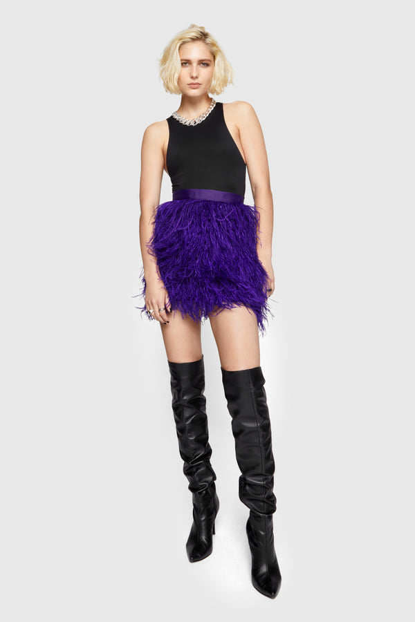 rebecca minkoff Feather Mini Skirt