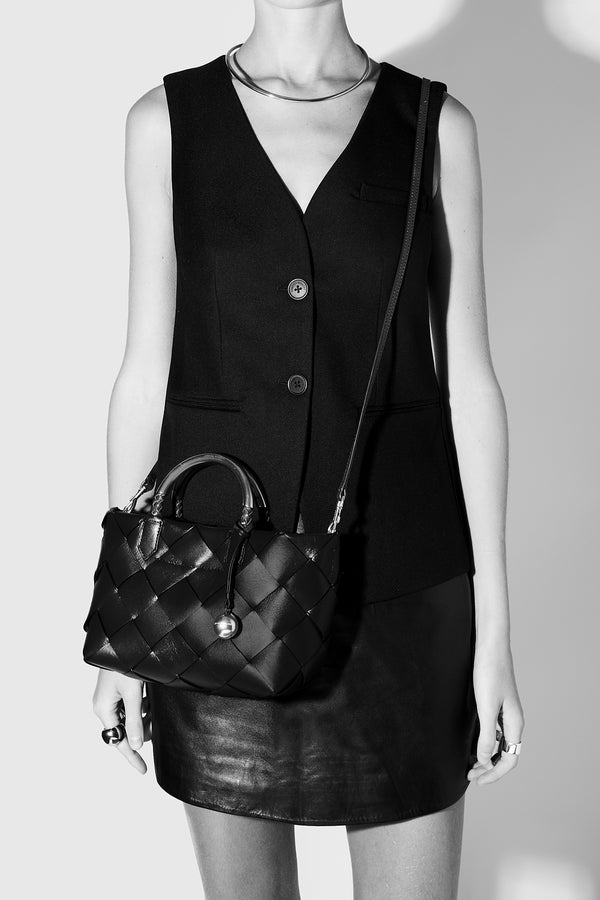 Rebecca Minkoff Frankie Woven Mini Tote