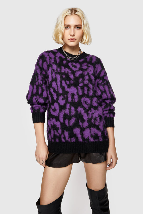 Rebecca Minkoff Gordon Leopard Sweater