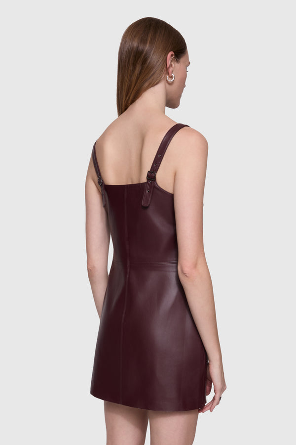 Rebecca Minkoff Harper Faux Leather Dress