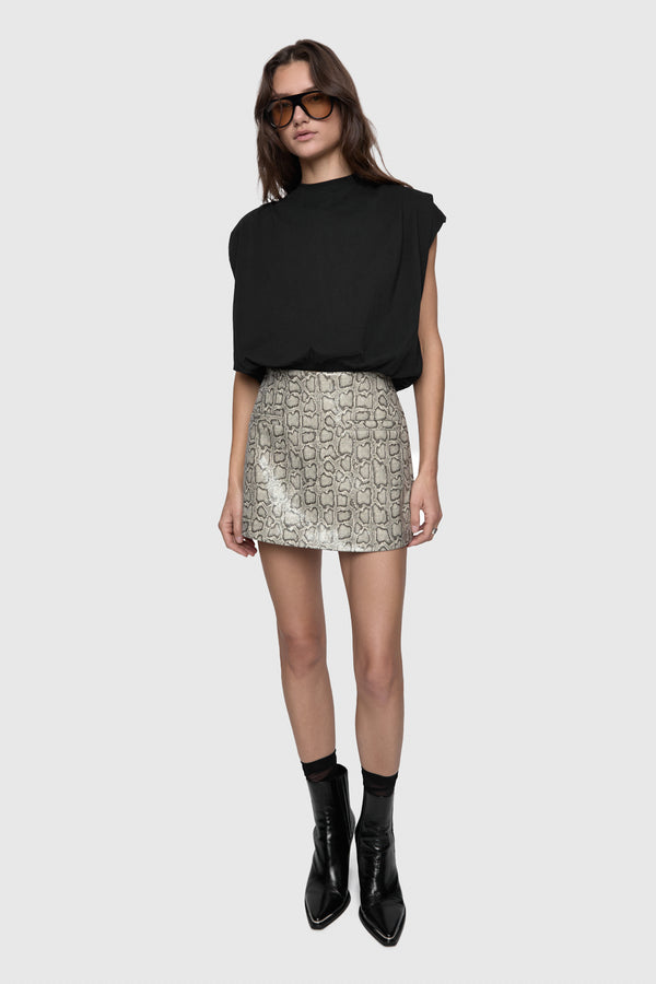 rebecca minkoff Hayden Faux Snake Skort
