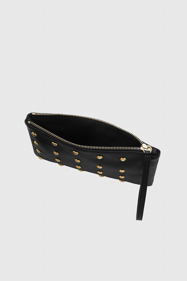 Rebecca Minkoff Heart Studded Wristlet