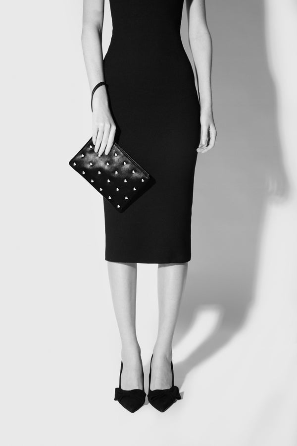 Rebecca Minkoff Heart Studded Wristlet