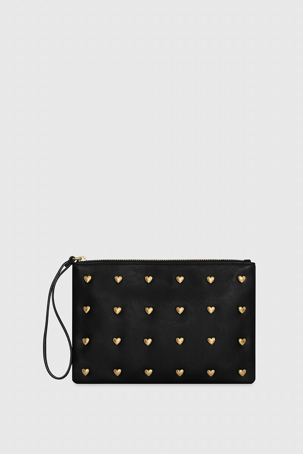 rebecca minkoff Heart Studded Wristlet