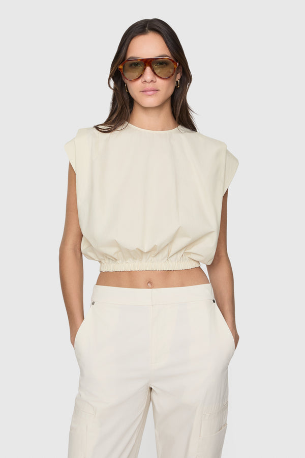 rebecca minkoff Holly Sleeveless Poplin Top