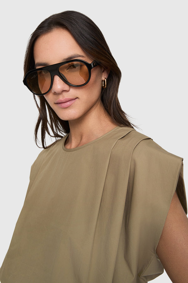 Rebecca Minkoff Holly Sleeveless Poplin Top