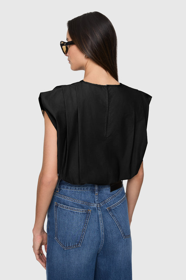 Rebecca Minkoff Holly Sleeveless Poplin Top