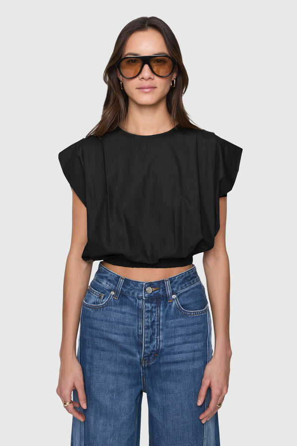 Rebecca Minkoff Holly Sleeveless Poplin Top