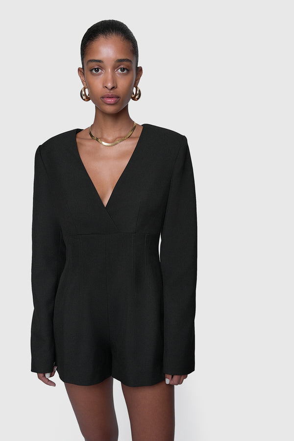 rebecca minkoff Indy Long Sleeve Romper