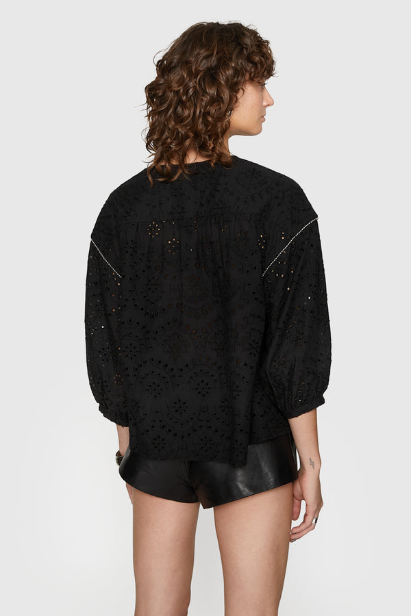 Rebecca Minkoff Jane Eyelet Blouse