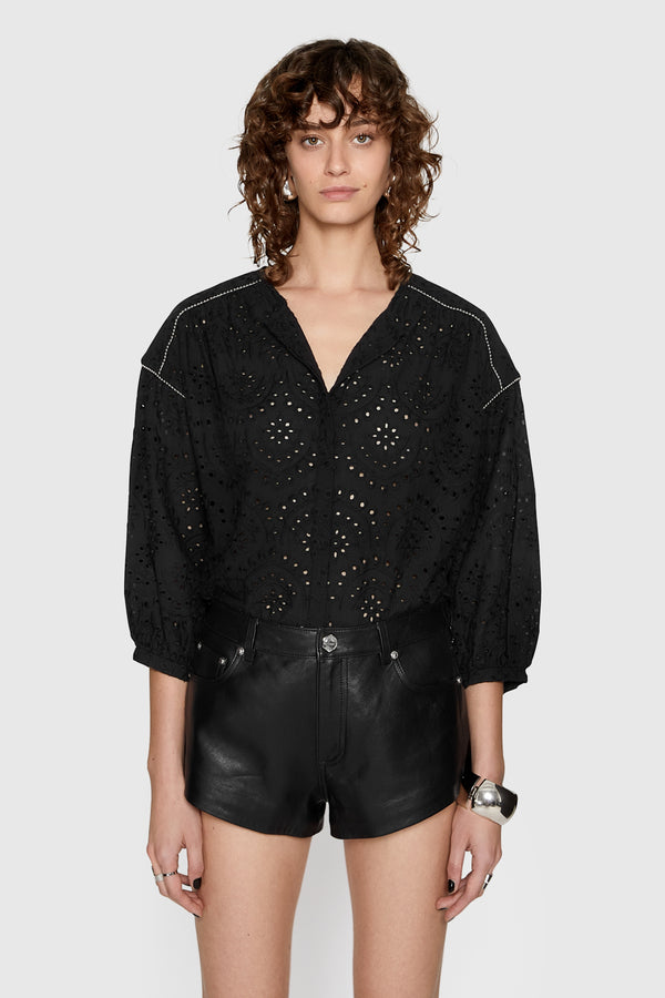 rebecca minkoff Jane Eyelet Blouse