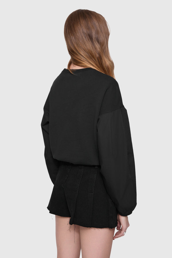 Rebecca Minkoff Julia Combo Long Sleeve Top