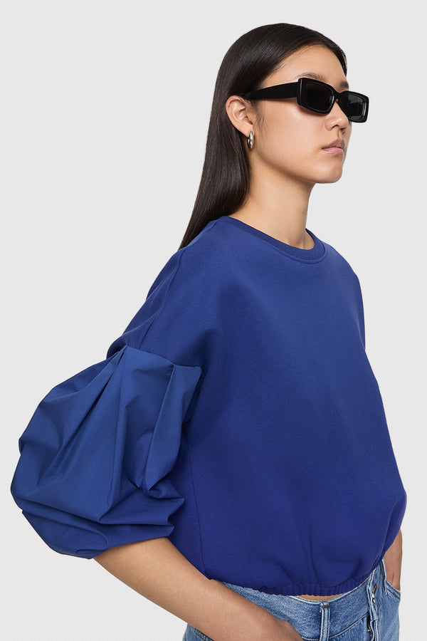 Rebecca Minkoff Julia Combo Long Sleeve Top