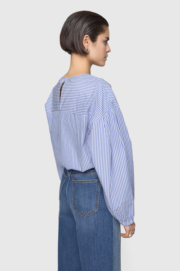 Rebecca Minkoff Julia Stripe Long Sleeve Top
