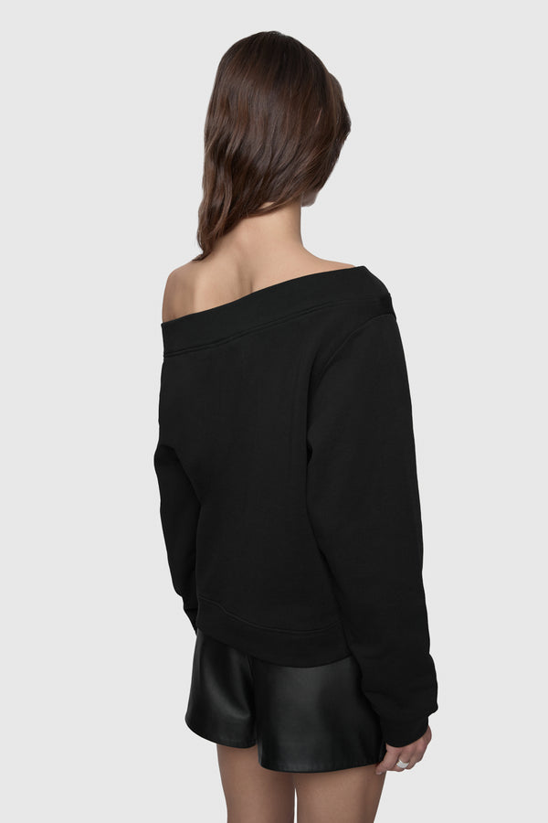 Rebecca Minkoff Kora Off Shoulder Sweatshirt