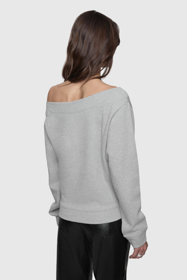 Rebecca Minkoff Kora Off Shoulder Sweatshirt