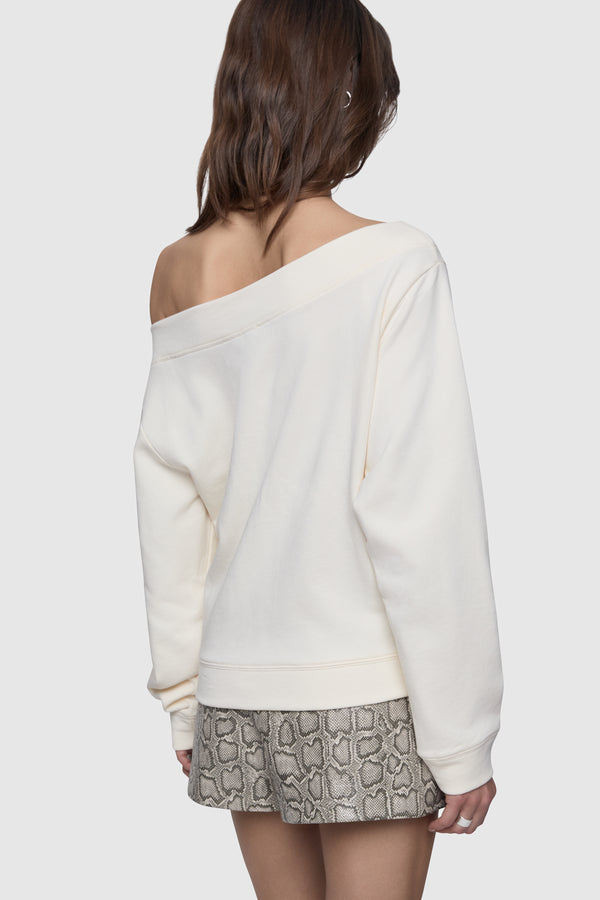 Rebecca Minkoff Kora Off Shoulder Sweatshirt