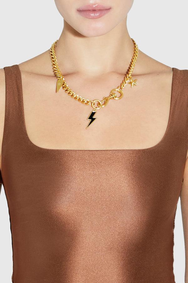 Rebecca Minkoff Lariat Charm Necklace