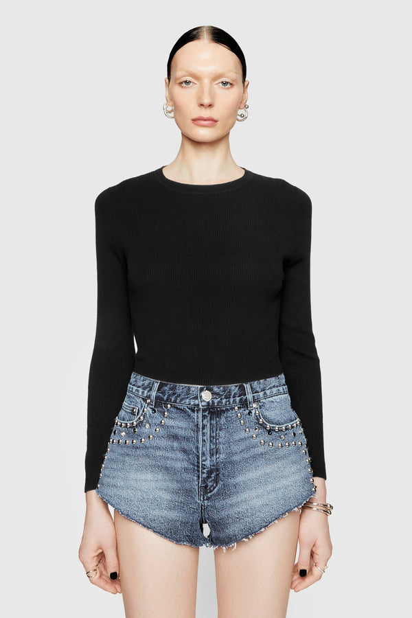 rebecca minkoff Leona Cropped Long Sleeve