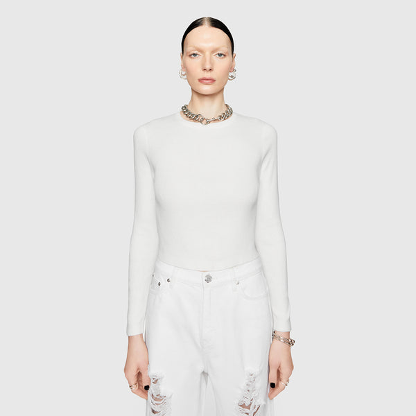 Rebecca Minkoff Leona Cropped Long Sleeve
