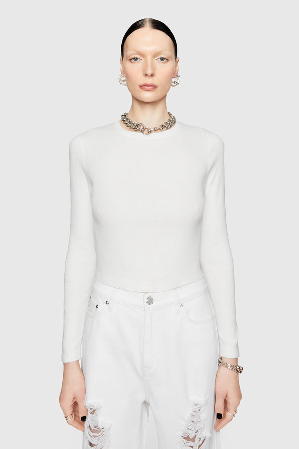 rebecca minkoff Leona Cropped Long Sleeve