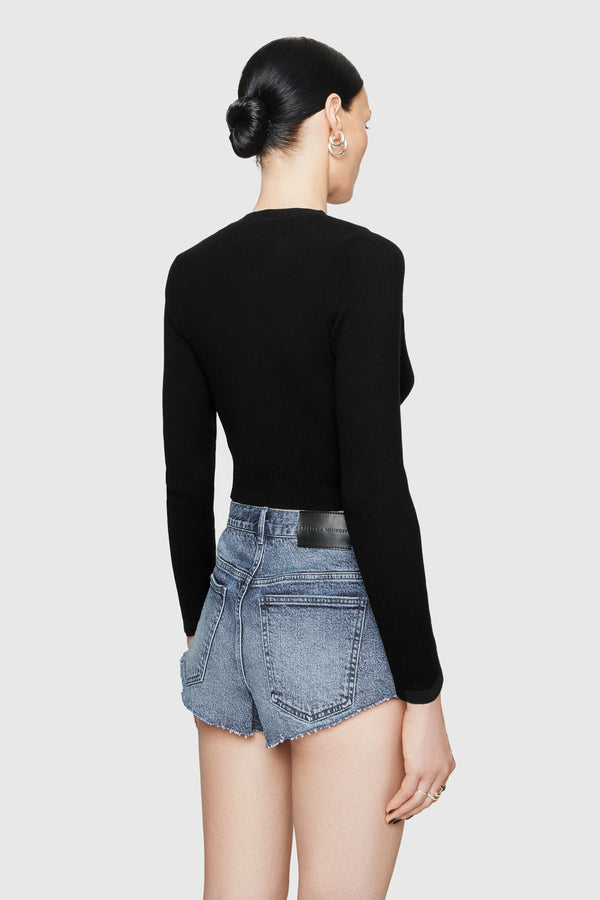 Rebecca Minkoff Leona Cropped Long Sleeve