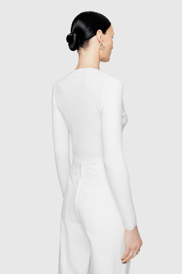 Rebecca Minkoff Leona Cropped Long Sleeve