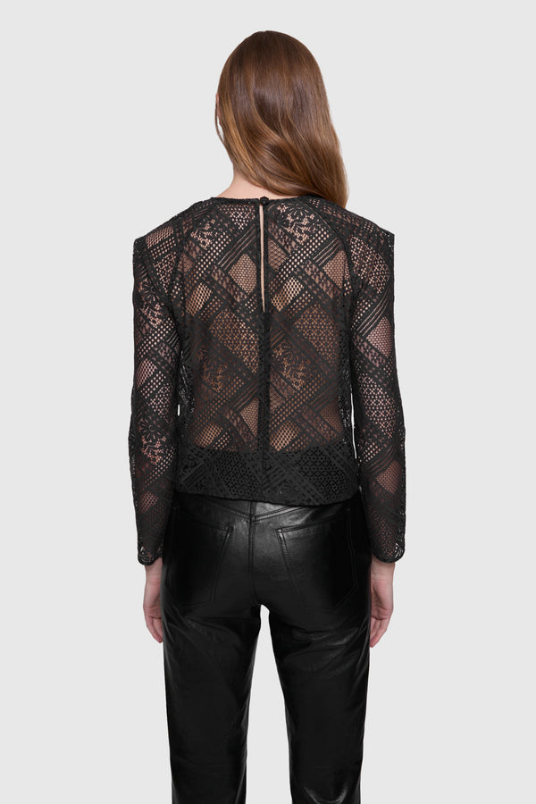 Rebecca Minkoff Lilian Lace Top