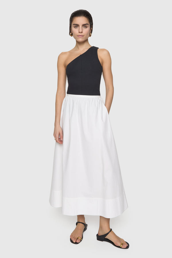 rebecca minkoff Meg Gathered Midi Skirt