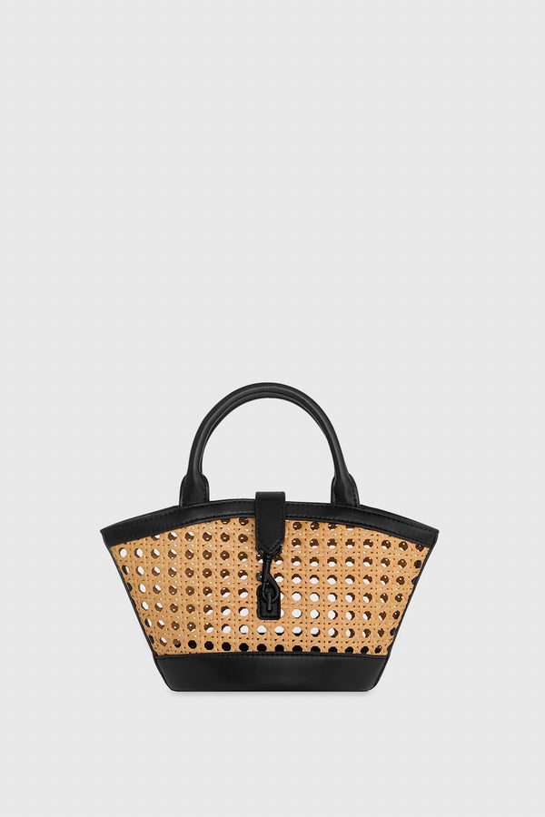 rebecca minkoff Megan Micro Fan Tote With Caning