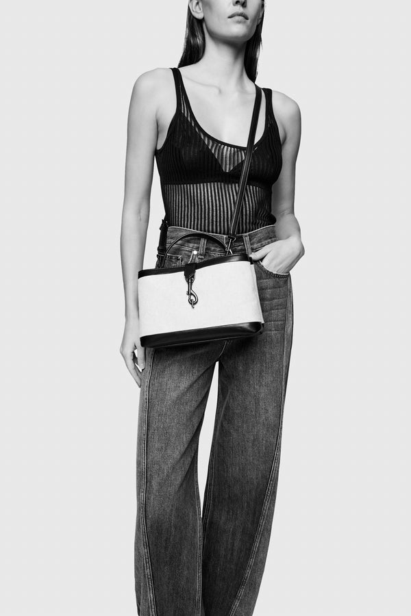 Rebecca Minkoff Megan Woven Top Handle