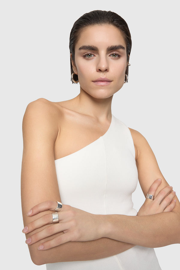 Rebecca Minkoff Morgan One Shoulder Top