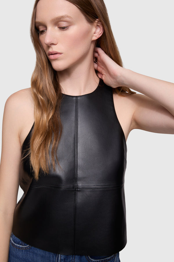 Rebecca Minkoff Nora Faux Leather Halter