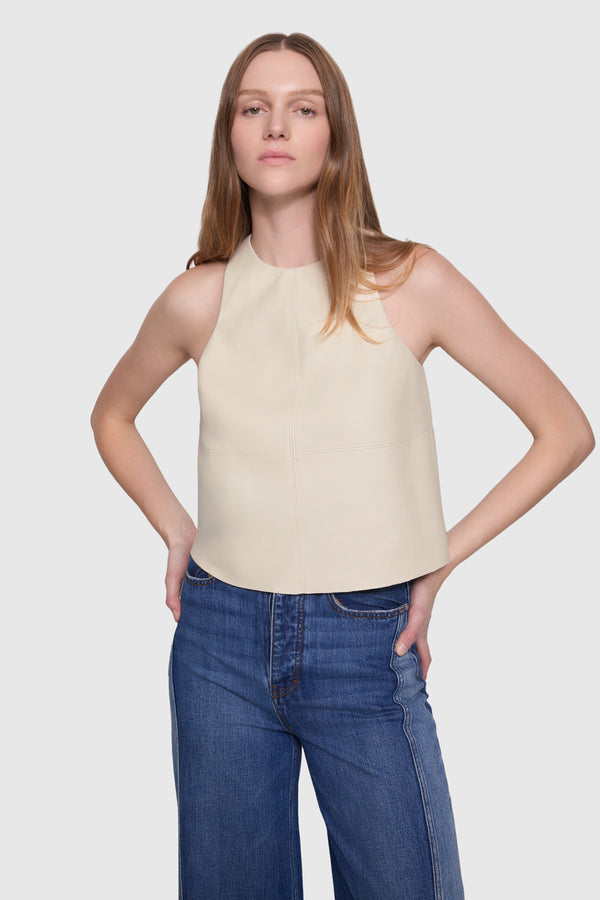 rebecca minkoff Nora Faux Leather Halter