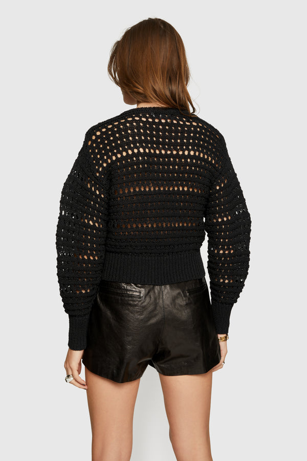 Rebecca Minkoff Nova Crochet Sweater