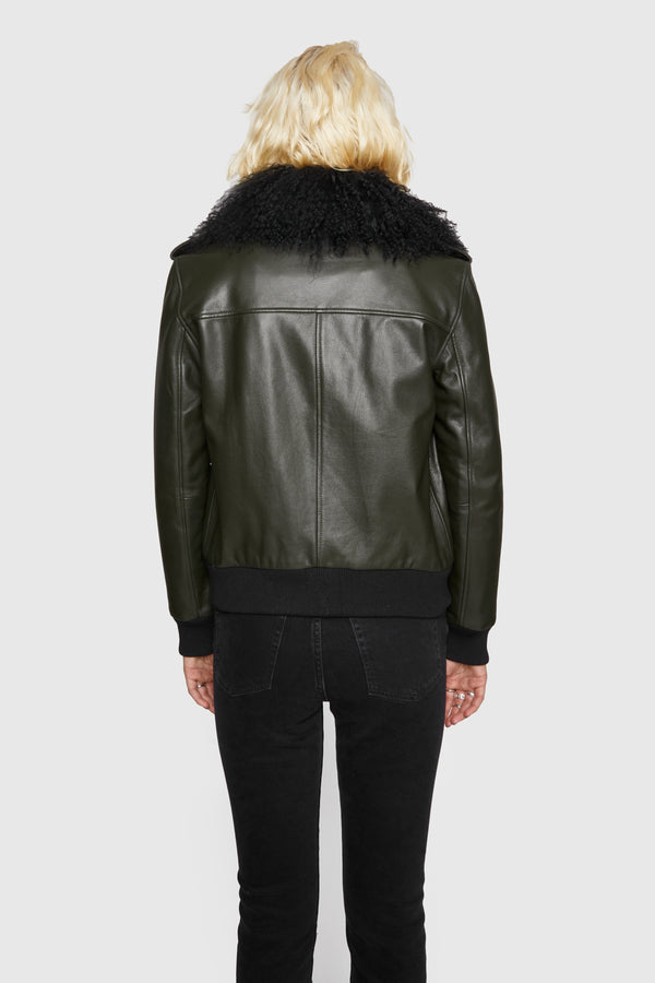 Rebecca Minkoff Orly Aviator Jacket