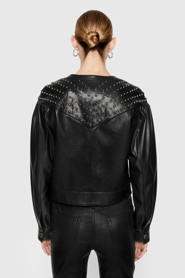 Rebecca Minkoff Ozzy Studded Leather Jacket