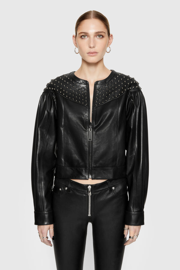 rebecca minkoff Ozzy Studded Leather Jacket
