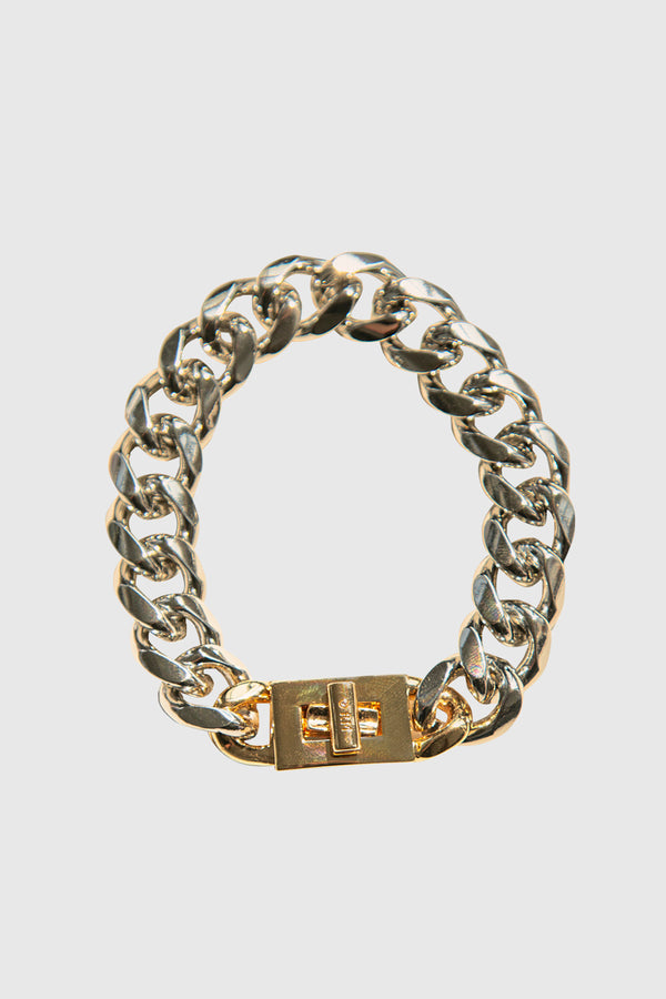 rebecca minkoff Padlock Curb Chain Bracelet