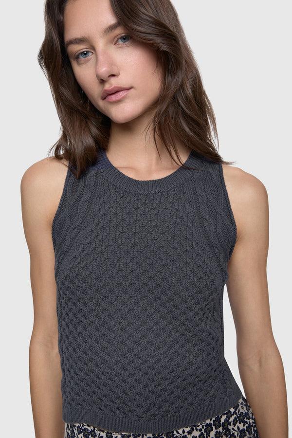 Rebecca Minkoff Palmer Cable Sweater