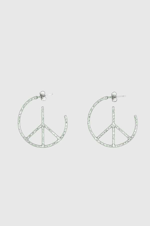 rebecca minkoff Peace Hoop Earring