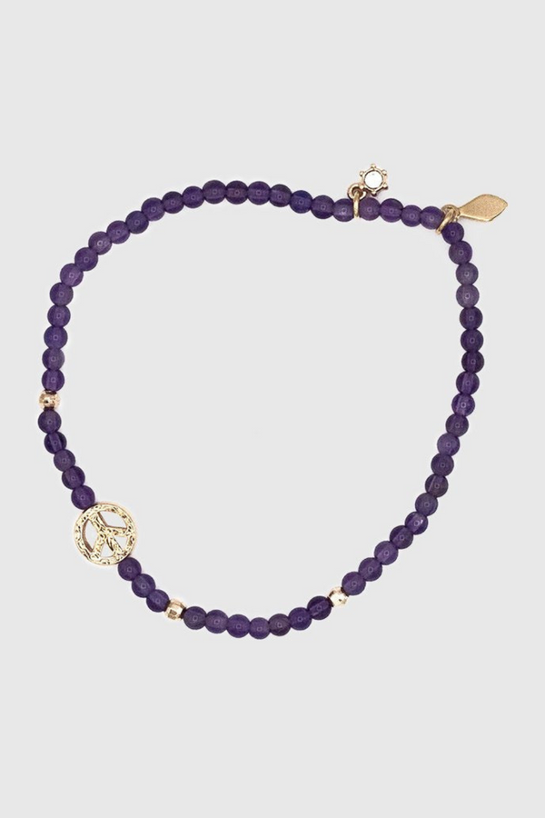 Rebecca Minkoff Peace Sign Semi Bracelet